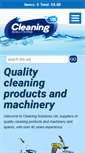 Mobile Screenshot of cleaningsolutionsuk.net