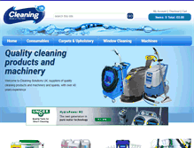 Tablet Screenshot of cleaningsolutionsuk.net